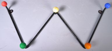 SET OF RETRO VINTAGE SPUTNIK ATOMIC COAT HOOK RACK