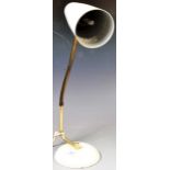 RETRO VINTAGE 1950'S ENAMEL DESK LAMP