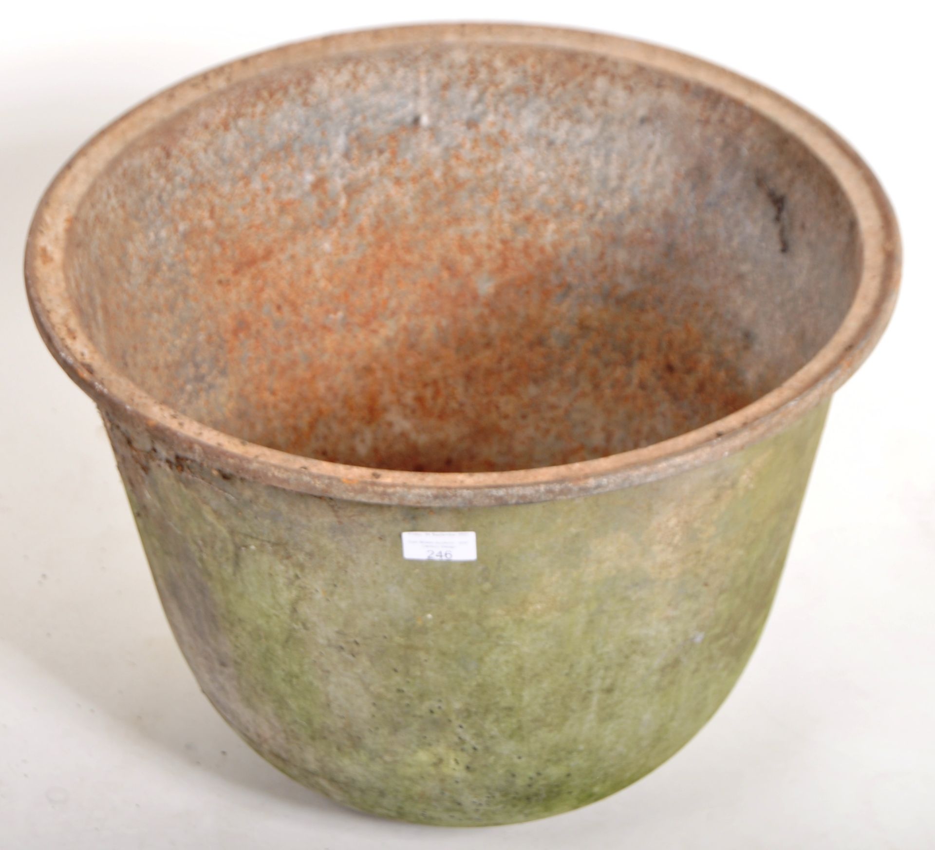 EARLY 20TH CENTURY CAST IRON PLANTER JARDINIERE - Bild 2 aus 4