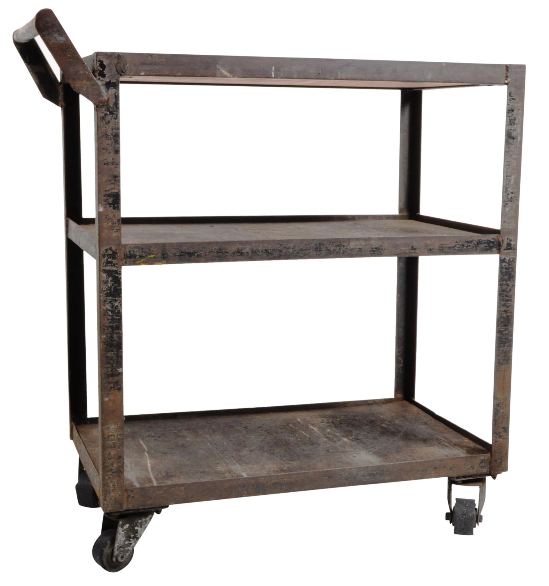 1950'S INDUSTRIAL FACTORY THREE TIER TROLLEY