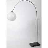 RETRO ITALIAN CHROME FLOOR STANDING ARC LAMP