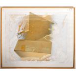 STEVE BARRACLOUGH - 1987 MIXED MEDIA MONOTYPE ARTIST'S PROOF PRINT