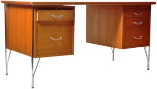 TERRENCE CONRAN FOR HABITAT - 70'S TEAK AND CHROME DESK