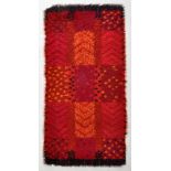 RETRO 20TH CENTURY WOOL SHAG PILE FLOOR CARPET RUG / RUNNER