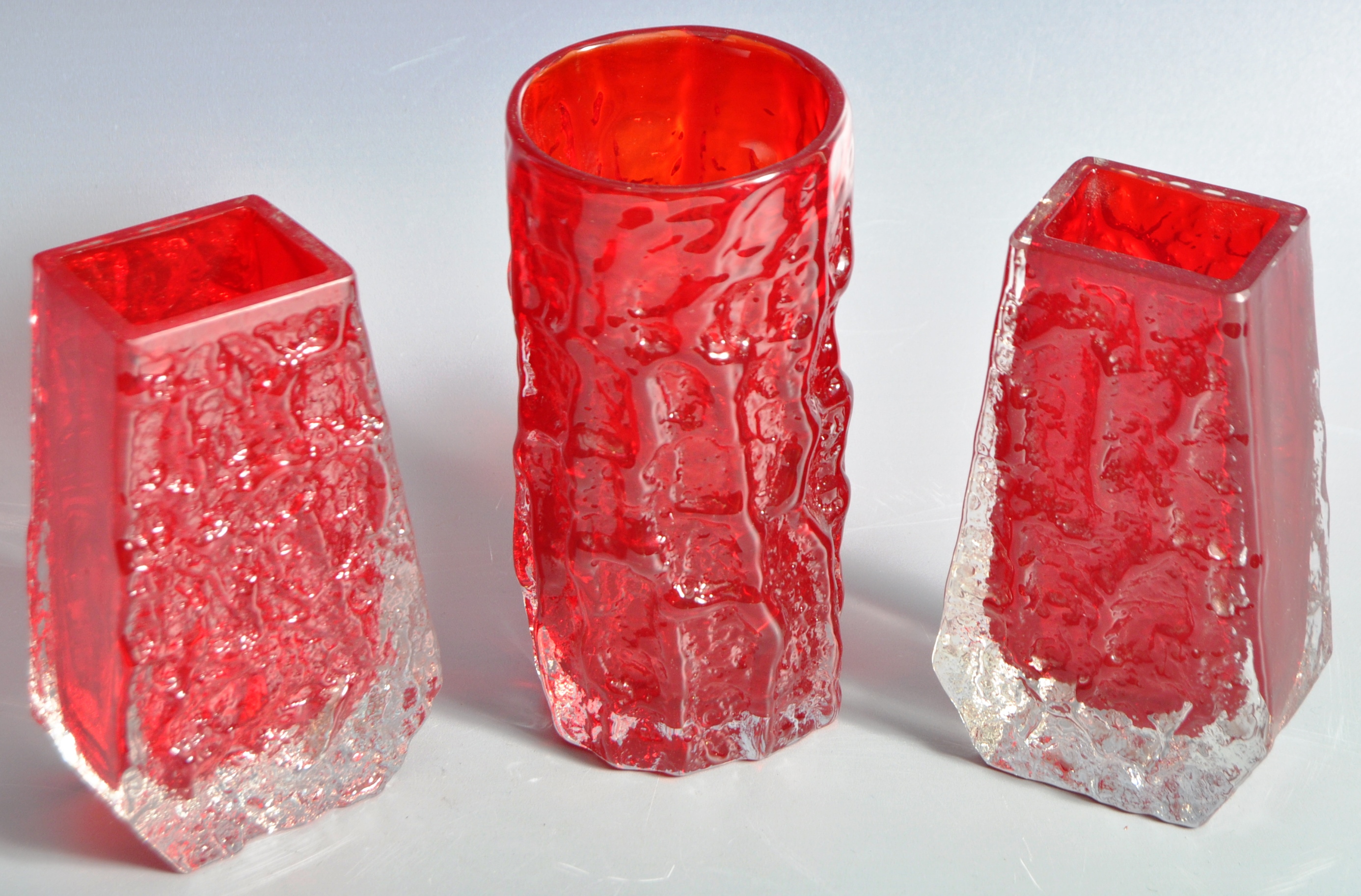 GEOFFREY BAXTER - WHITEFRIARS - TEXTURED RANGE VASES - Image 2 of 9