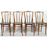 MICHAEL THONET - SET OF FOUR DINING / BISTRO CAFE CHAIRS