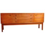 RETRO VINTAGE 1960'S DANISH TEAK WOOD SIDEBOARD CREDNEZA