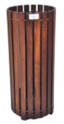 GLADLYN WARE - MID 20TH CENTURY TEAK UMBRELLA / STICK STAND