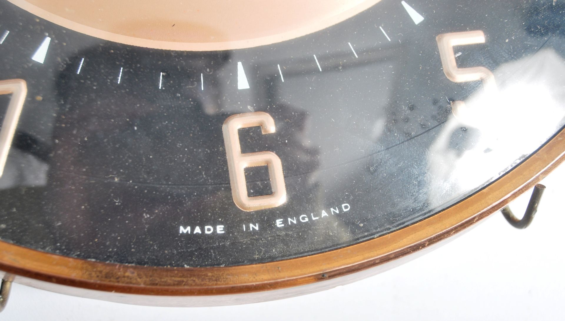 METAMEC 70'S COPPER HANGING WALL CLOCK - Bild 3 aus 6