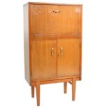 1960'S RETRO VINTAGE TEAK WOOD COCKTAIL CABINET