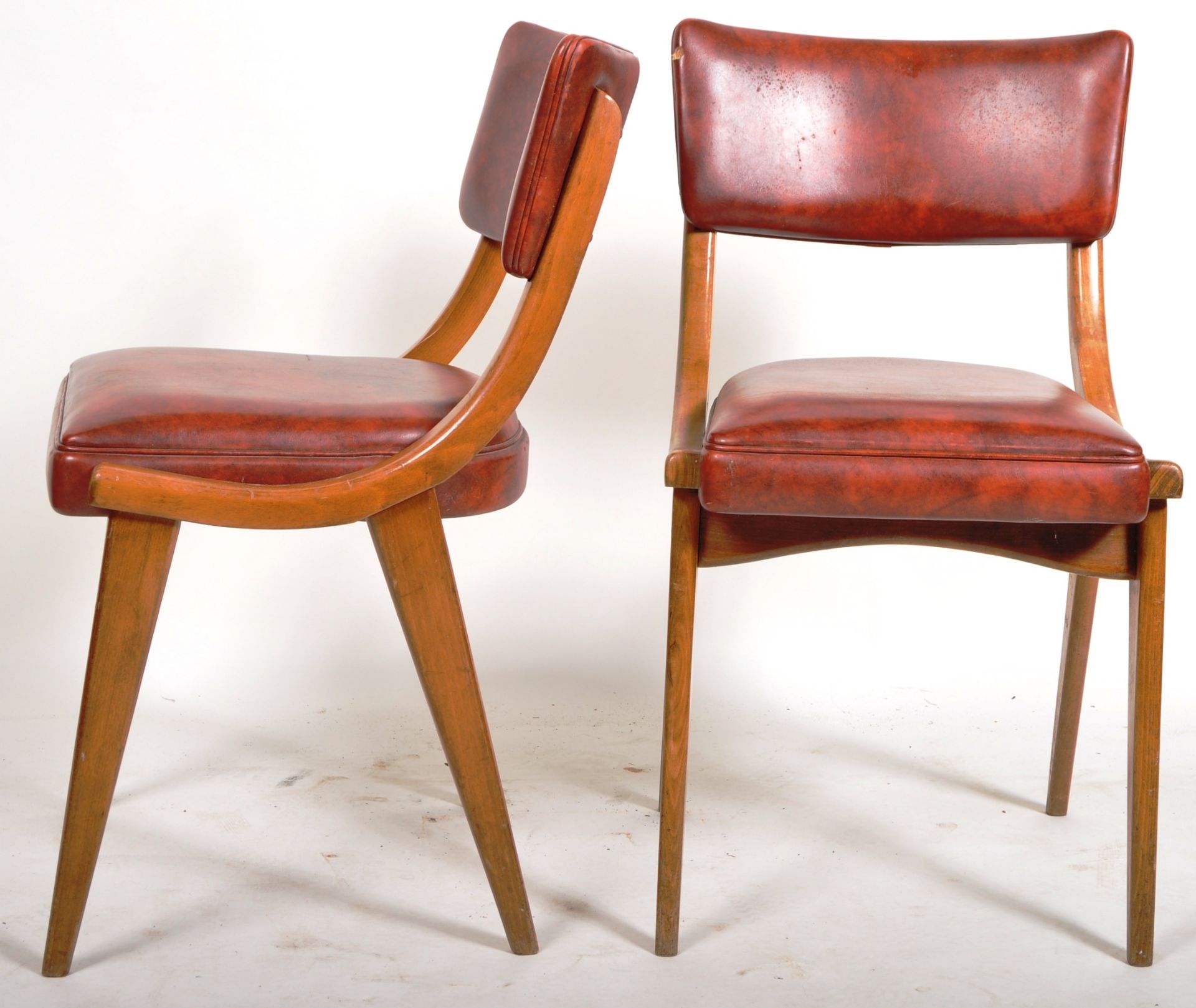 BEN CHAIRS - SET OF FOUR 1960'S BENTWOOD DINING CHAIRS - Image 7 of 9