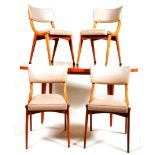 BEN CHAIRS - ORIGINAL 1950'S DINING TABLE & CHAIRS SUITE