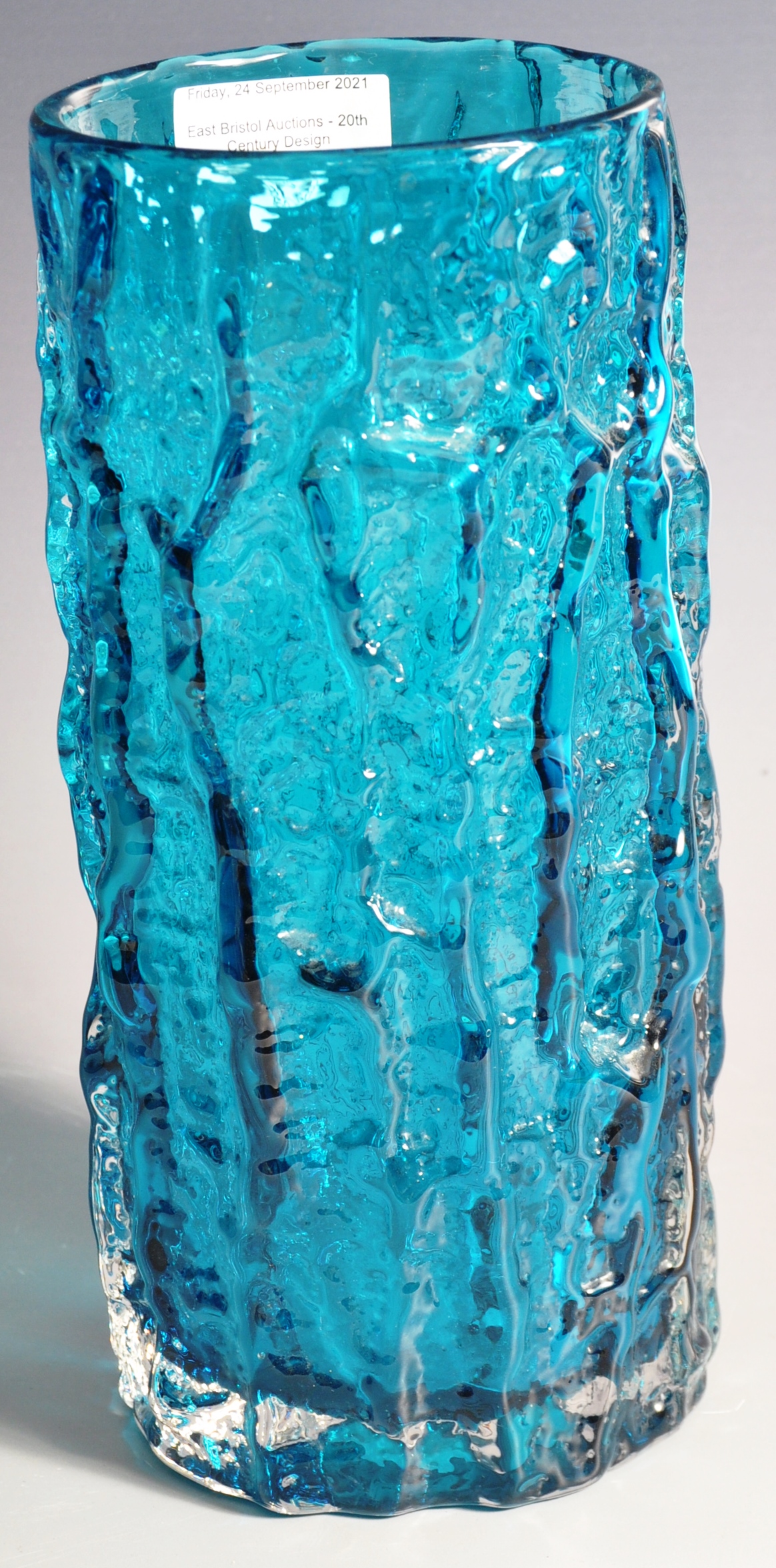 GEOFFREY BAXTER - WHITEFRIARS - 9691 VASE IN KINGFISHER BLUE - Image 5 of 8