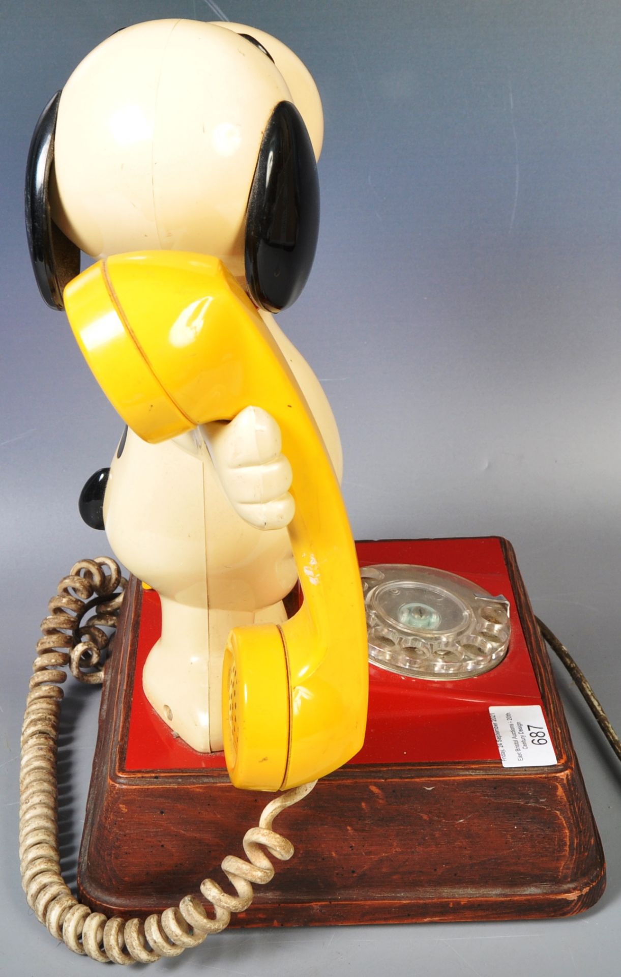RETRO 1970'S NOVELTY SNOOPY DIAL TELEPHONE - Image 4 of 7
