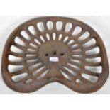 VINTAGE 20TH CENTURY CAST IRON TRACTOR SEAT