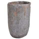 EARLY 20TH CENTURY FRENCH INDUSTRIAL FOUNDRY POT