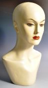 MID CENTURY SHOP HABERDASHERY POINT OF SALE MANNEQUIN HEAD