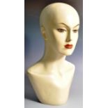 MID CENTURY SHOP HABERDASHERY POINT OF SALE MANNEQUIN HEAD