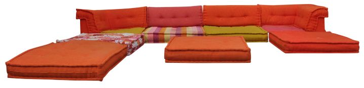 HANS HOPFER FOR ROCHE BOBOIS - MAH JONG - 70'S FRENCH MODULAR SOFA