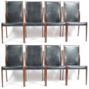 JOHANNES ANDERSEN FOR ULDUM MOBELFABRIK SET OF EIGHT CHAIRS