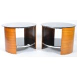 JUAL SAN FURNISHINGS - MATCHING PAIR OF SIDE TABLES