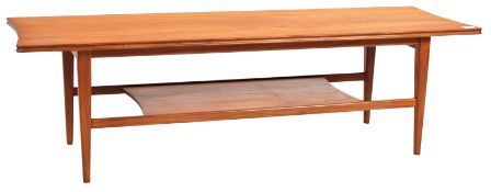 RICHARD HORNBY - HEALS - 1960'S TEAK WOOD COFFEE TABLE