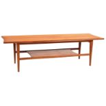 RICHARD HORNBY - HEALS - 1960'S TEAK WOOD COFFEE TABLE