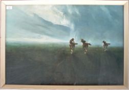 MARIO BORDI - FREEDOM OF THE PLAINS MID 20TH CENTURY PRINT