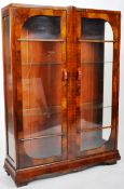 VINTAGE 20TH CENTURY ART DECO DISPLAY CABINET