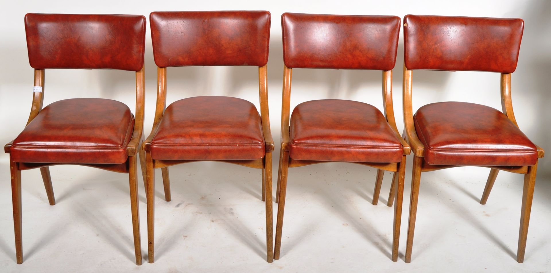 BEN CHAIRS - SET OF FOUR 1960'S BENTWOOD DINING CHAIRS - Image 2 of 9