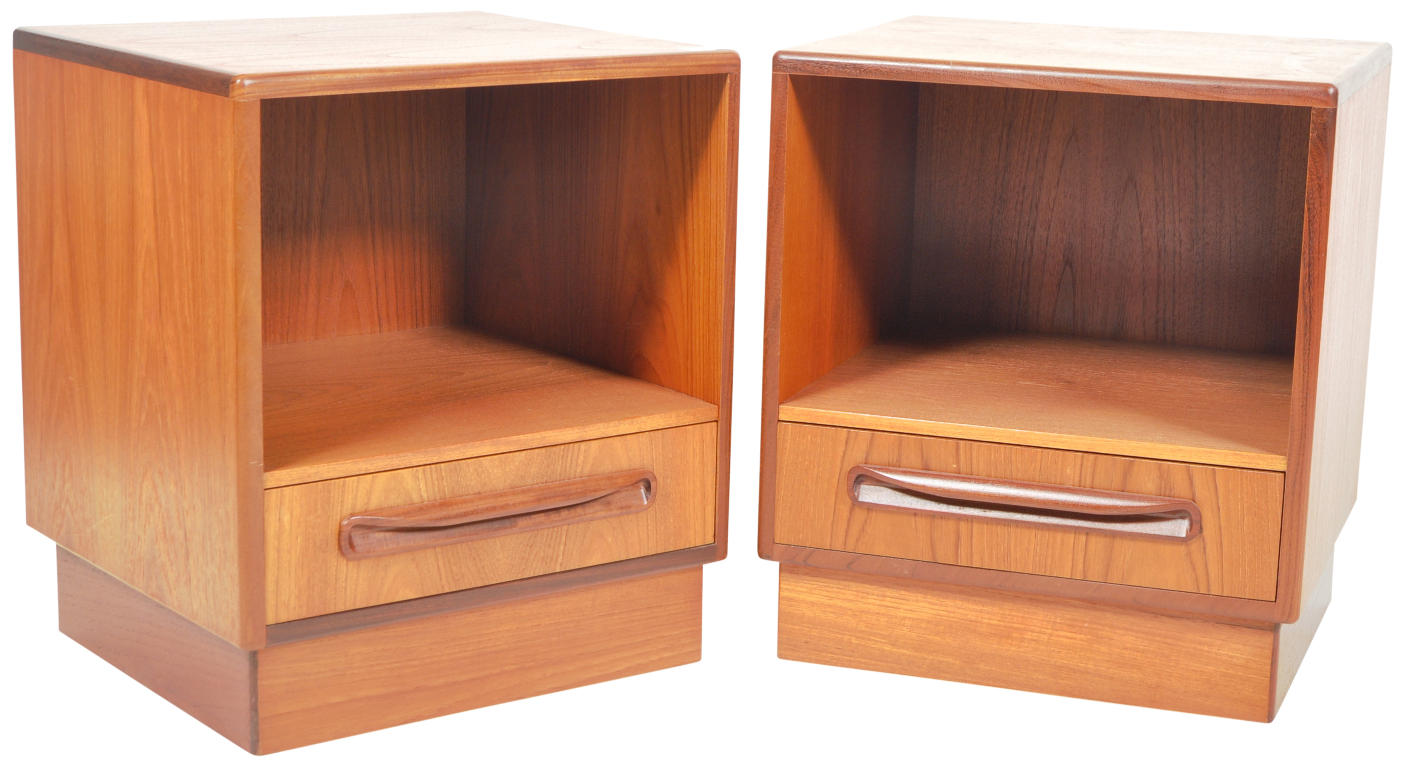 G-PLAN - FRESCO RANGE - MATCHING PAIR OF TEAK BEDSIDES