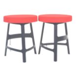 SEAN DIX - PAIR OF CONTEMPORARY DRESSING TABLE STOOLS
