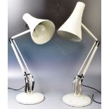 HERBERT TERRY - MODEL 90 - MATCHING PAIR OF ANGLEPOISE LAMPS