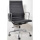 AFTER EAMES - CONTEMPORARY HIGH BACK SWIVEL OFFICE DESK ARMCHAIR