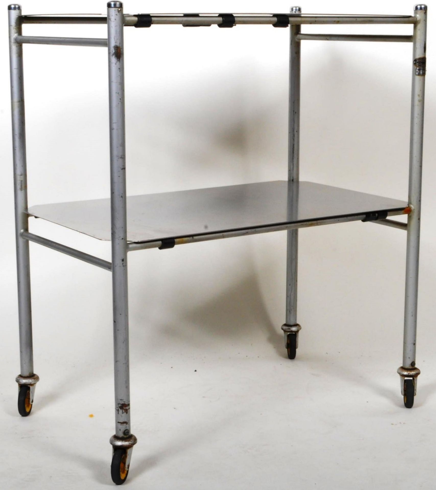 CHAS F. THACKRAY MID CENTURY MEDICAL TWO TIER TROLLEY