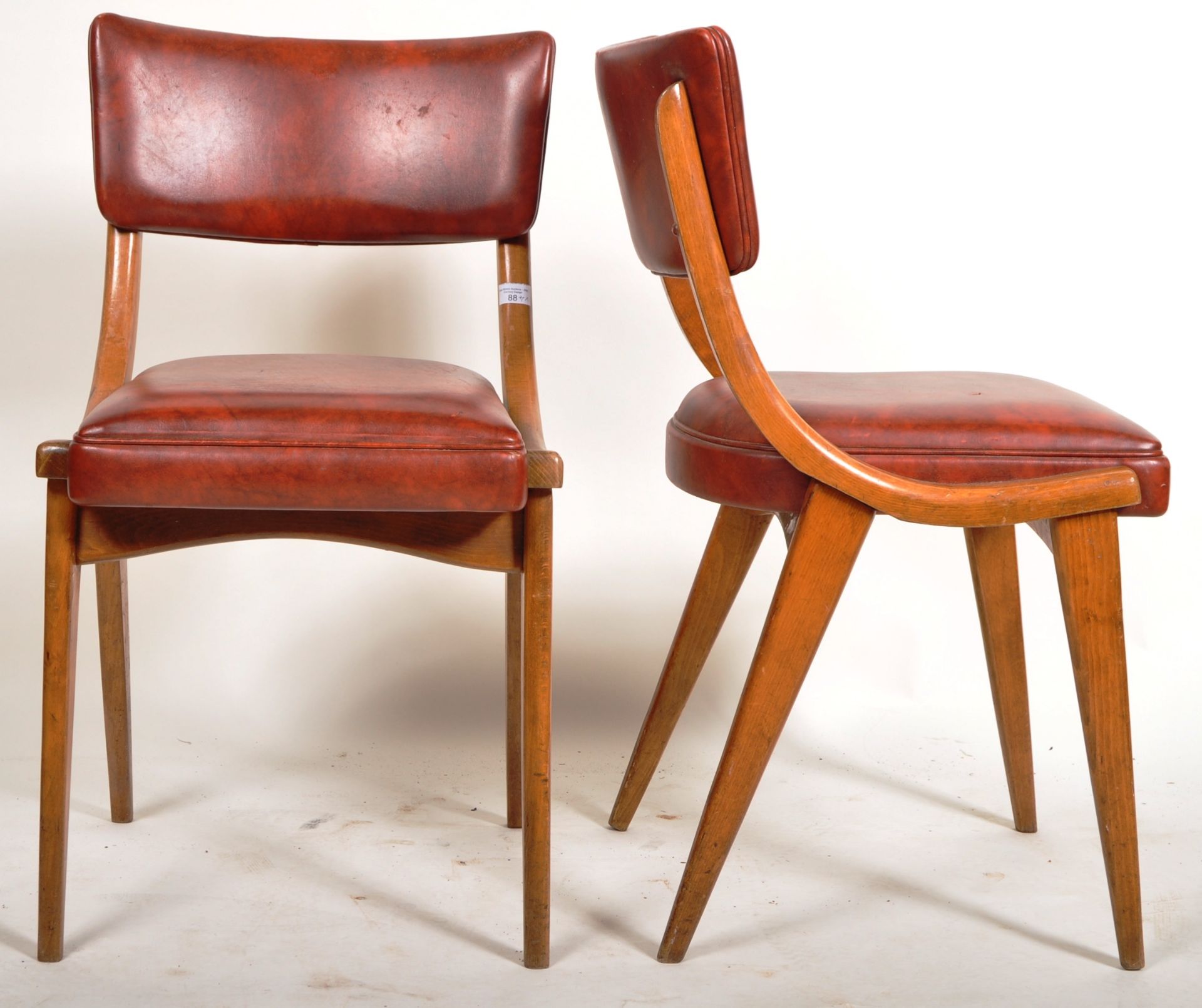 BEN CHAIRS - SET OF ORIGINAL 1960'S DINING CHAIRS - Image 4 of 6