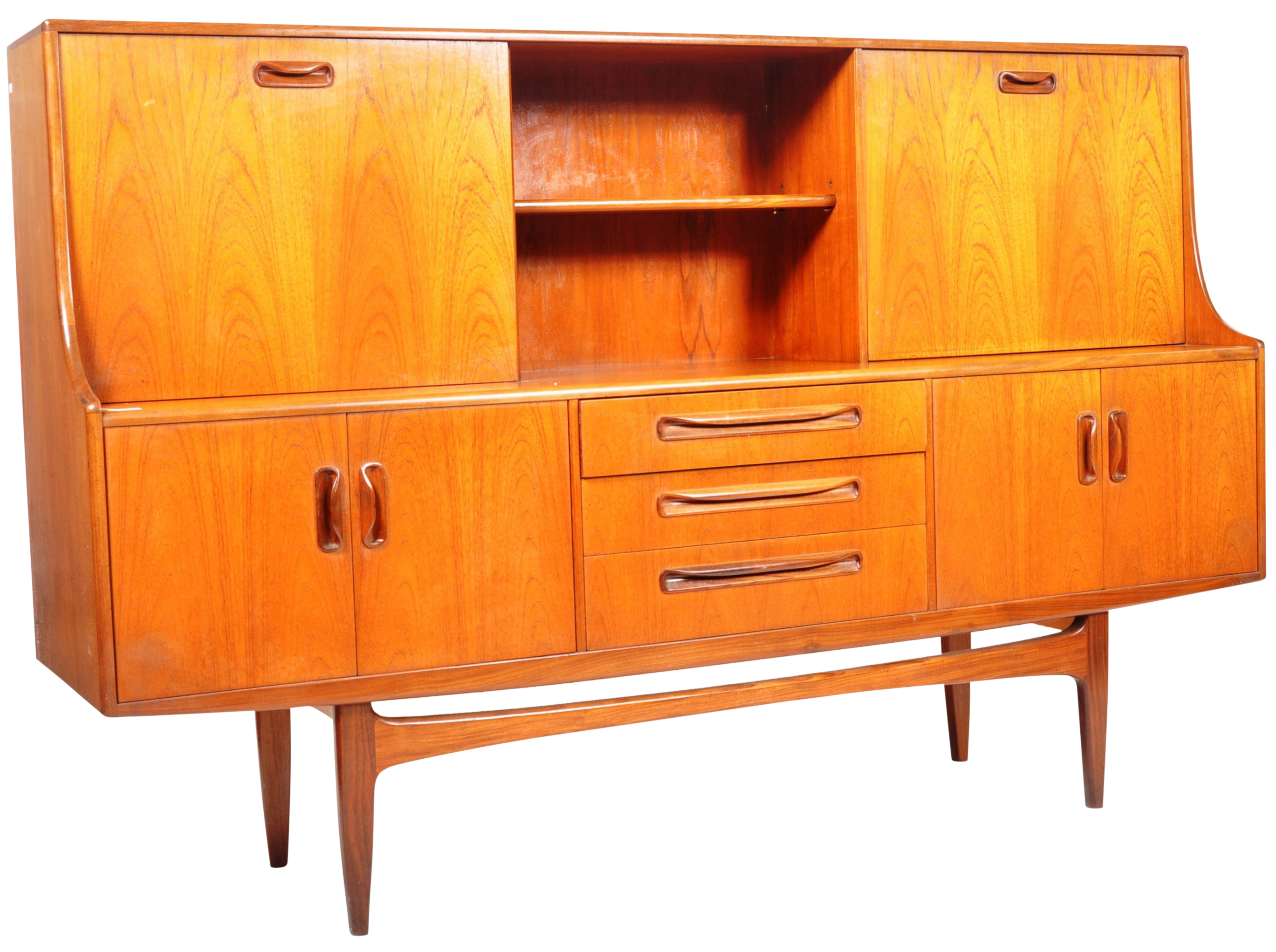 VICTOR B WILKINS - G PLAN - FRESCO - 1960'S TEAK HIGHBOARD