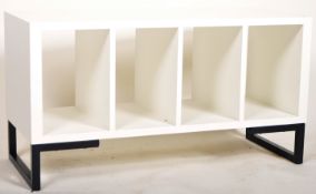 CONTEMPORARY MINIMALIST WHITE LAMINATE SIDEBOARD