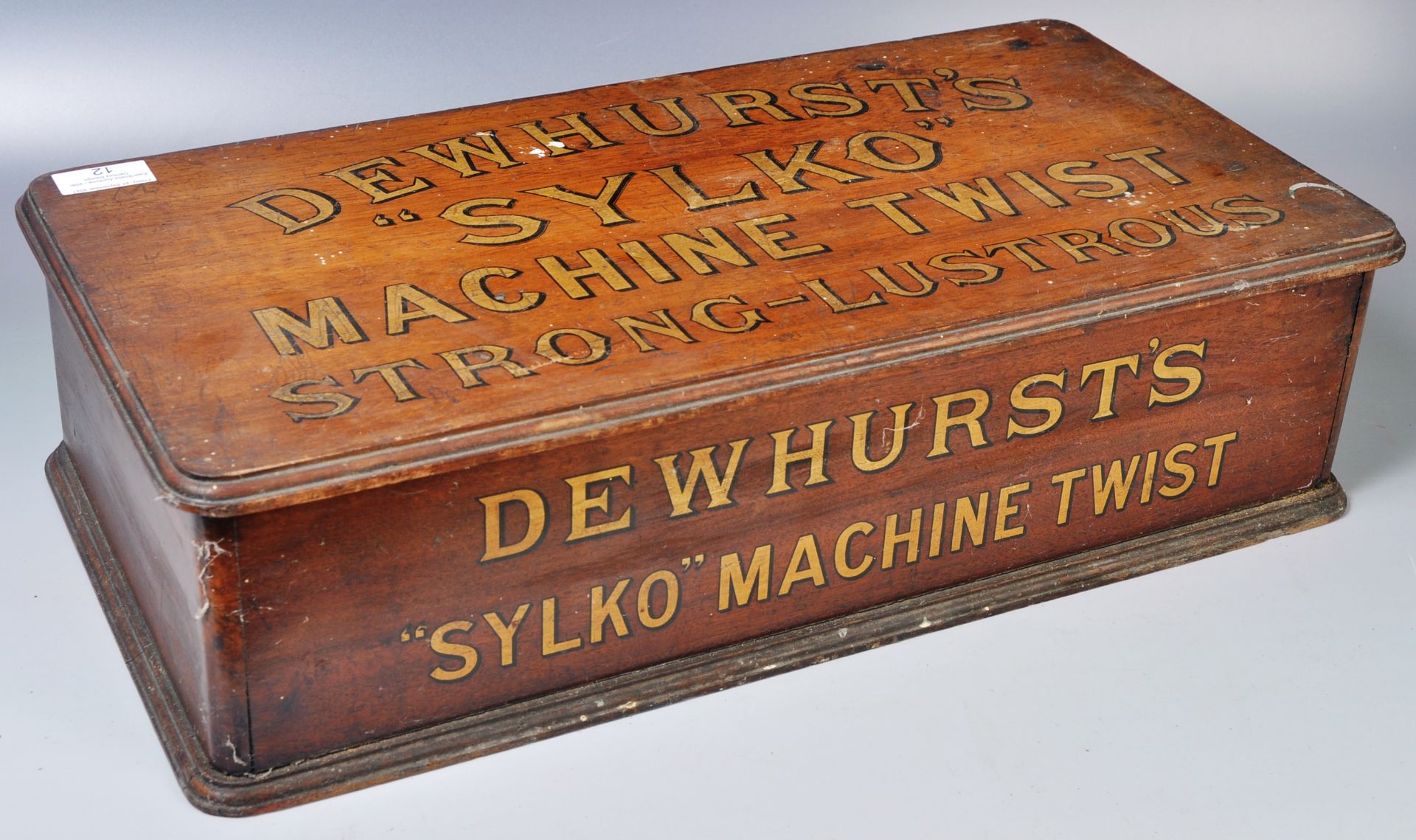 DEWHURST SYLKO - ADVERTISING TABLETOP RETAILERS STORAGE CHEST - Image 9 of 10