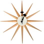 AFTER GEORGE NELSON - CONTEMPORARY STARBURST CLOCK