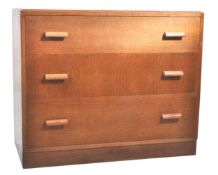 AB GOOD FURNITURE - GOLDEN OAK CHEST OF DRAWERS