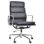 MANNER OF EAMES - HIGH BACK SOFT PAD SWIVEL DESK CHAIR