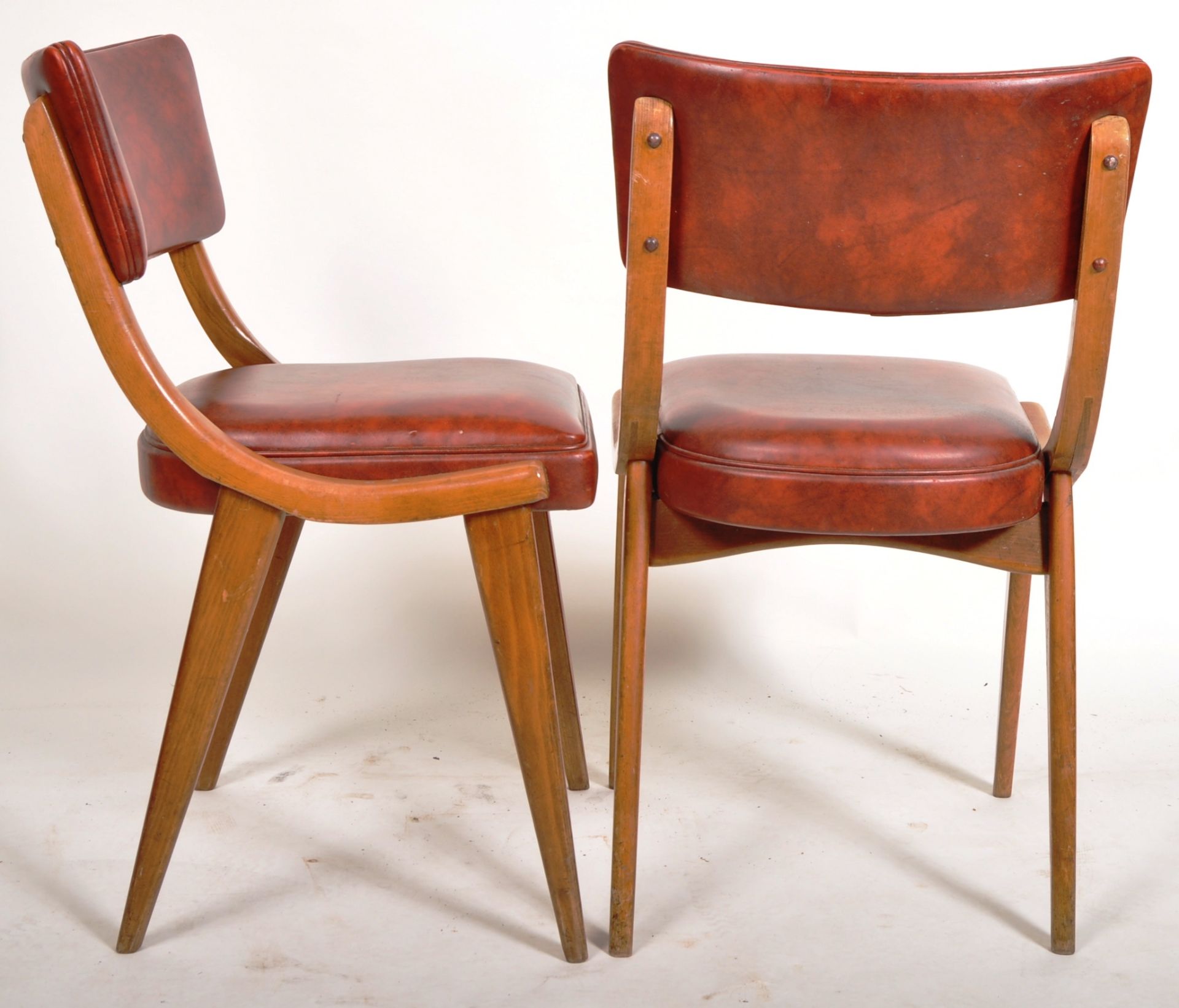 BEN CHAIRS - SET OF FOUR 1960'S BENTWOOD DINING CHAIRS - Image 8 of 9
