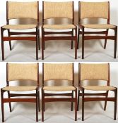 ERIC BUCH - ANDERSTRUP MOBELFABRIK - SIX MODEL 89 DINING CHAIRS