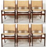 ERIC BUCH - ANDERSTRUP MOBELFABRIK - SIX MODEL 89 DINING CHAIRS