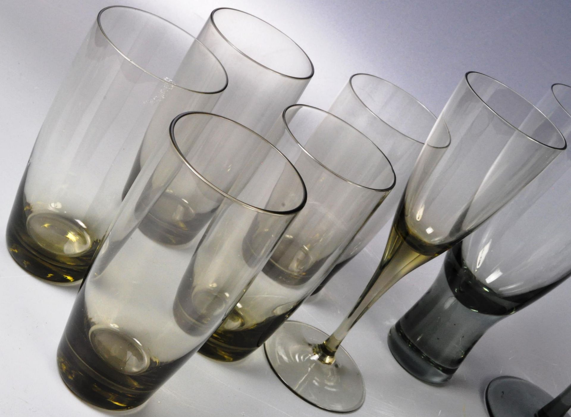 MIXED COLLECTION OF RETRO SCANDINAVIAN DRINKING GLASSES - Bild 3 aus 5