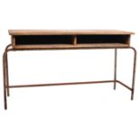 RETRO VINTAGE MID 20TH CENTURY FRENCH SCHOOL DESK