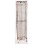 RETRO VINTAGE LARGE CAGE UPRIGHT CABINET