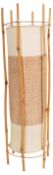 LOUIS SOGNOT MID 20TH CENTURY BAMBOO FLOOR STANDING LAMP LIGHT