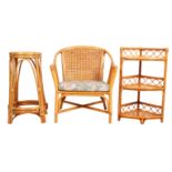 COLLECTION OF RETRO MID 20TH CENTURY BAMBOO FURNITURE